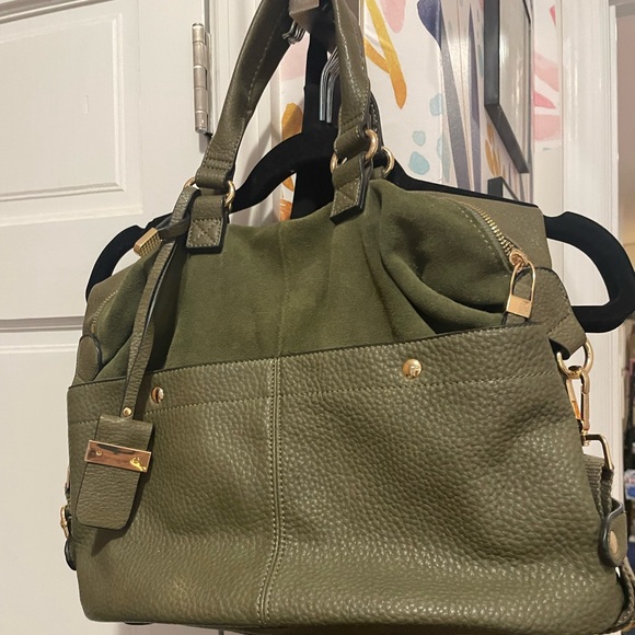 Moda Luxe Handbags - Medium large bag from Moda Luxe in army green